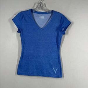 VOORMI women's Short sleeve V Neck Performance top sz XS outdoor hiking layers